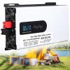 5000W 6000W 8000W Peak Pure Sine Wave Power Inverter 12V 24V 48V 60V 72V DC to 110V 220V 230V AC Car Plug Adapter Converter with LCD Display AC Outlets Car Charger for Road Trip Camping(8000W,24Vto110 view 1