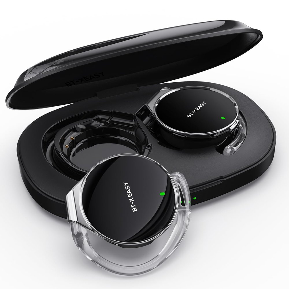 BEVCEFCC Open Ear Headphones Wireless Bluetooth 5.3 Open Buds Wireless Earbuds Over Ear Hooks Bluetooth Headphones with Microphone Clip on Bluetooth Earphones On Ear Headphones with Earhooks