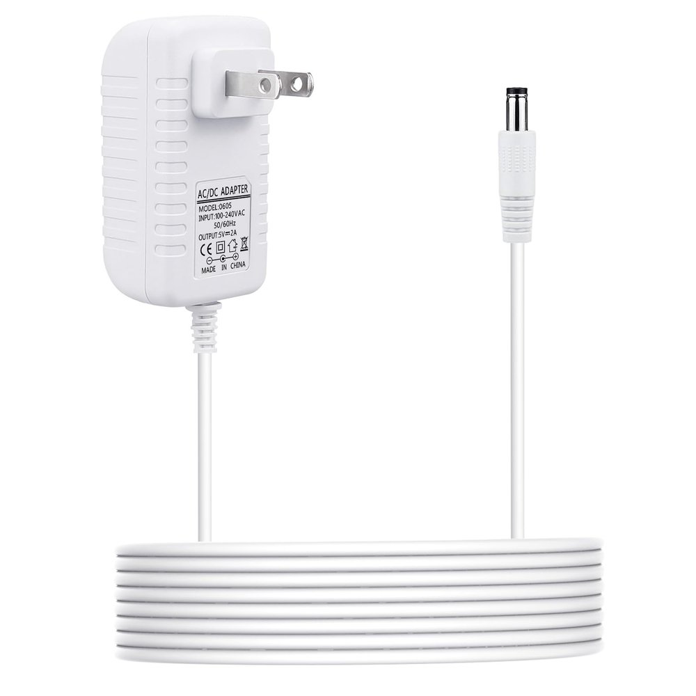 10 ft Baby Swing Power Cord for Munchkin, Babybond, Bellababy, Larex, Jaoul, Napei, Kidsview and Kmaier Charger, 5V Power Adapter