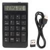 Locadence Numeric Keypad, Black ABS 19 Keys Portable Number Pad for Laptop, PC, Desktop, Notebook view 1