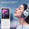 MP3 Player with Bluetooth, HiFi Sound 1.8 Inch Screen Portable Music Player Digital Audio Player Noise Reduction Mp3 Music Player Support Up to 128GB (White) view 2
