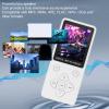 MP3 Player with Bluetooth, HiFi Sound 1.8 Inch Screen Portable Music Player Digital Audio Player Noise Reduction Mp3 Music Player Support Up to 128GB (White) view 4