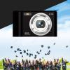 Zyyini Digital Cameras, HD 1080P Camera, 48MP 4K Vlogging Camera with 8X Zoom Anti Shake, 2.4in TFT Screen Compact Small Camera for Teens Adult Beginner (Black) view 2
