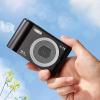 Zyyini Digital Cameras, HD 1080P Camera, 48MP 4K Vlogging Camera with 8X Zoom Anti Shake, 2.4in TFT Screen Compact Small Camera for Teens Adult Beginner (Black) view 3