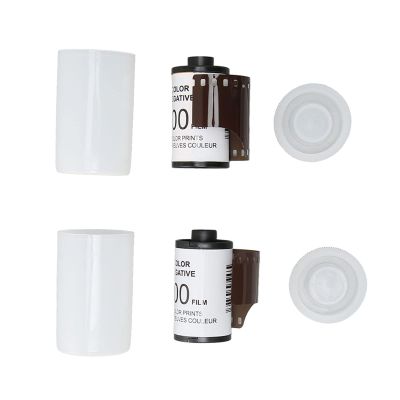 LOCADENCE 2Roll 35mm Camera Color Film, 12 Sheets Each Camera Color Negative Film for 135 Cameras Motion Picture Style Color Print Film with Storage Case