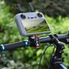 Aluminum Alloy Plastic Riding Bracket Drone Accessories Black Remote Control Riding Bracket for DJI RC 2 Remote Control view 4