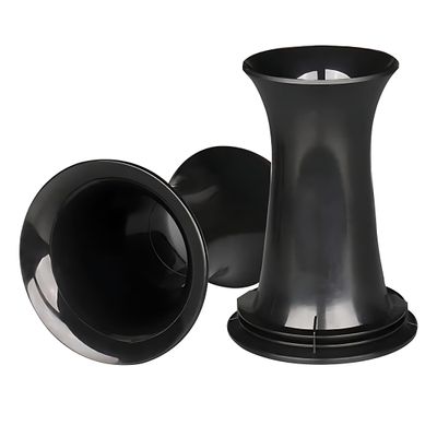 2Pcs Speaker Port Tube, 44mm x 66mm Subwoofer Bass Reflex Tube Woofer Port Tube Vent, for Car DJ Speaker HiFi Home Theater Professional Audio Woofer