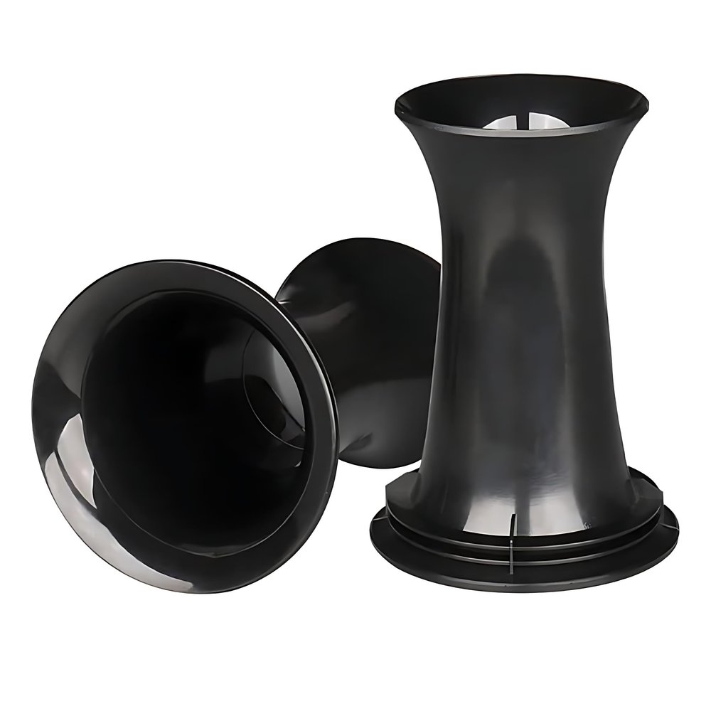 2Pcs Speaker Port Tube, 44mm x 66mm Subwoofer Bass Reflex Tube Woofer Port Tube Vent, for Car DJ Speaker HiFi Home Theater Professional Audio Woofer