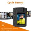 FEAMER 2K 1440p HD Police Body Camera, 2.0 LcdInfrared 15Hrs Recording Body Mounted VideoCamcorder with Night Vision for Hiking, Walk, LawEnforcement,Security Guards,Personal Use-128G view 2