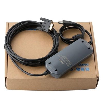 MINZIHAO S7-200 PLC Programming Cable Industrial Grade 3DB30 USB PPI Support Smart ST SR 700/1000 TP177A HMI Touch Screen(Economic Version)