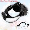 30cm /11.81 inch Power Cable for DJI FPV Combo Goggles V2 Glasses, Replacement Chargine Battery Cable view 2