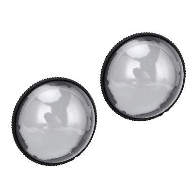 Action Camera Lens Guards, PC Protective Cover Lens Protector Case, High Transparency Tempered Glass Lens Anti Scratch Protectors Knob Mount for Action Camera Accessories