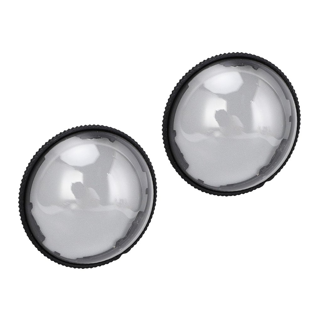 Action Camera Lens Guards, PC Protective Cover Lens Protector Case, High Transparency Tempered Glass Lens Anti Scratch Protectors Knob Mount for Action Camera Accessories