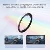 Action Camera Lens Guards, PC Protective Cover Lens Protector Case, High Transparency Tempered Glass Lens Anti Scratch Protectors Knob Mount for Action Camera Accessories view 4