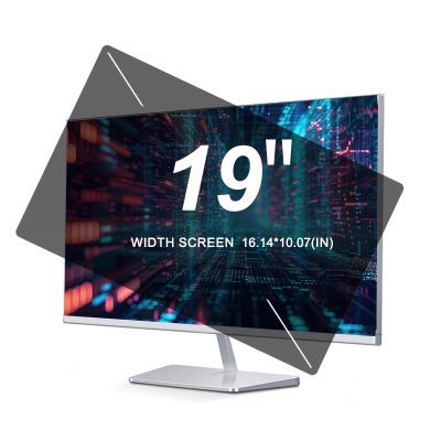 TYLGDSGS 19" Privacy Screen Filter for Widescreen 16:9/10 Aspect Ratio Anti-Glare/Anti Blue Light/Anti Scratch Film, Glare Relieve Screen Filter Shield Blue Light Filter.Size Is(410 * 256 mm,16.14*10.