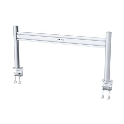 Tripp Lite Eaton DMSWKITTAA Multi-Monitor Mount Stand, Horizontal Track System, Desk Clamp Mount with Slat Wall Rail, Dual-Sided, VESA Compliant up to 32" Displays, TAA Compliant, 5-Year Warranty