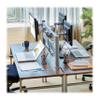 Tripp Lite Eaton DMSWKITTAA Multi-Monitor Mount Stand, Horizontal Track System, Desk Clamp Mount with Slat Wall Rail, Dual-Sided, VESA Compliant up to 32" Displays, TAA Compliant, 5-Year Warranty view 3