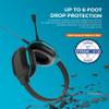 Gumdrop DropTech On-Ear Wired Headphones w/Mic | 3.5 mm - Long Tangle Free Chew-Proof Cord - Rugged Reliable Drop Tested and Comfortable for Kids K-12 Students Classroom and School Use view 3