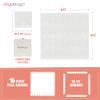 Play Platoon Non-Toxic Large Kids Play Mat, 16 Foam Mat Tiles 96 x 96 inch - Extra-Thick Interlocking Comfortable 24 x 24 in. Puzzle Baby Play Mats for Floor, Neutral Baby Play Mat Rug for Toddlers view 2