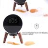 Alloery Desk Speaker Stand Compatible for Echo Spot and Homepod Mini Wooden Legs Stand Protect Mount Holder for All Suitable Sized Smart Speaker (Black Walnut) view 3