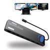 OREI SplitExtend 4K Splitter Extended Display Triple Monitor 2, 1 DisplayPort Docking Station 4 Separate Screens - USB-C to HDMI Adapter, 100W PD LAN, 4 USB 3.0, MircoSD, Windows, Mac OS view 1