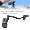 Asixxsix 5K Video Camera, 30FPS Ultra HD Head Mounted Video Camera with 1/4 Threaded Hole Auto Focus Anti Shake Wearable Video Camcorder 130 Degree Wide Angle Vlogging Camera for Cycling view 2