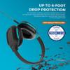 Gumdrop DropTech On-Ear Wired Headphones No Mic | 3.5 mm - Long Tangle Free Chew-Proof Cord - Rugged Reliable Drop Tested and Comfortable for Kids K-12 Students Classroom and School Use view 3