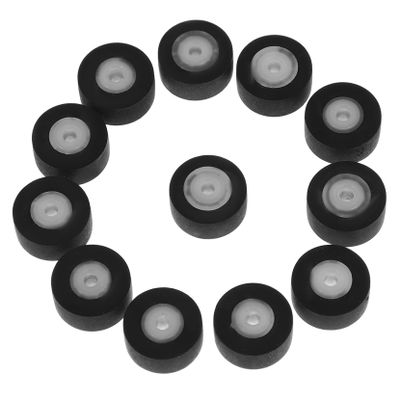 BELLIFFY 12pcs Pinch Roller for Tape Recorder Durable Replacement Bearing Rollers for Video and Audio Machines Compact Design for Easy Storage and Installation