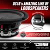 DS18 PRO-CF6.4NR 6.5 Inches Water Resistant Loudspeaker - Mid-Bass Carbon Fiber Cone and Neodymium Rings Magnet 500 Watts 4-Ohms - Ideal for Motorcycle & Motorsports (1 Speaker) (Renewed) view 3