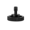 50pcs/lot Black 1/4 Male to 1/4 Female Screw Adapter for Camera Tripod L Type Bracket Stand Holder Best Promotion view 2