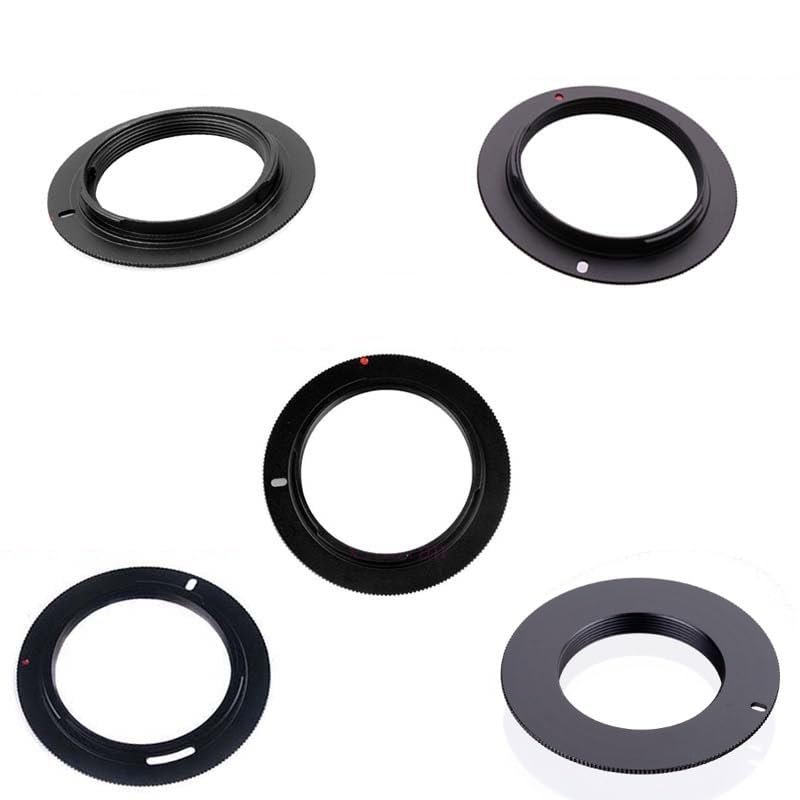 10pcs/lot for M42-EOS M42-AI M42-AF M42-PK M42-NEX Aluminum M42 Screw Mount Lens Adapter for pentax Camera Lens(M42-EOS)