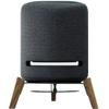 Alloery Universal Desktop Speaker Stand for Echo Studio,Sub,Homepod and All Suitable Sized Small and Medium Speakers,Wood Stand Sound Better Stable Wooden Mount Holder (Black Walnut with Metal Strip) view 1