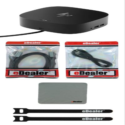HP USB-C G5 Essential Dock (72C71AA) + eDealer Starter Kit Bundle