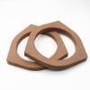 Auttoop 1 Pair Suitable for Co-Rolla Crown Reiz BYD Car Speaker Mounting Spacer Adaptor Rings Bracket 6.5 inches Wooden view 3