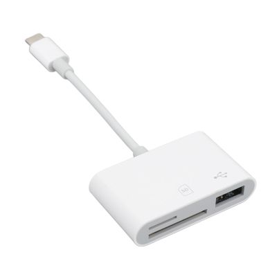 3 in 1 USB C SD Card Reader, Multiport Expansion Dock, 500M / S Stable Data Transfer, USB C Memory Card Reader for Phone PC Laptop Camera U Disk