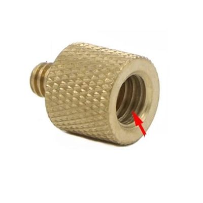 10pcs/lot 1/4" to 3/8" Male to Female Thread Screw Mount Adapter Tripod Plate Screw Mount for Camera Flash Tripod Light Stand(B 14 to 38)