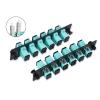 fyboptwu 6-Port SC OM3 MM Fiber Patch Panel with 6 Simplex Adapters, 4pcs view 2