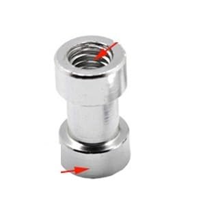 10pcs/lot 1/4" to 3/8" Male to Female Thread Screw Mount Adapter Tripod Plate Screw Mount for Camera Flash Tripod Light Stand(J)
