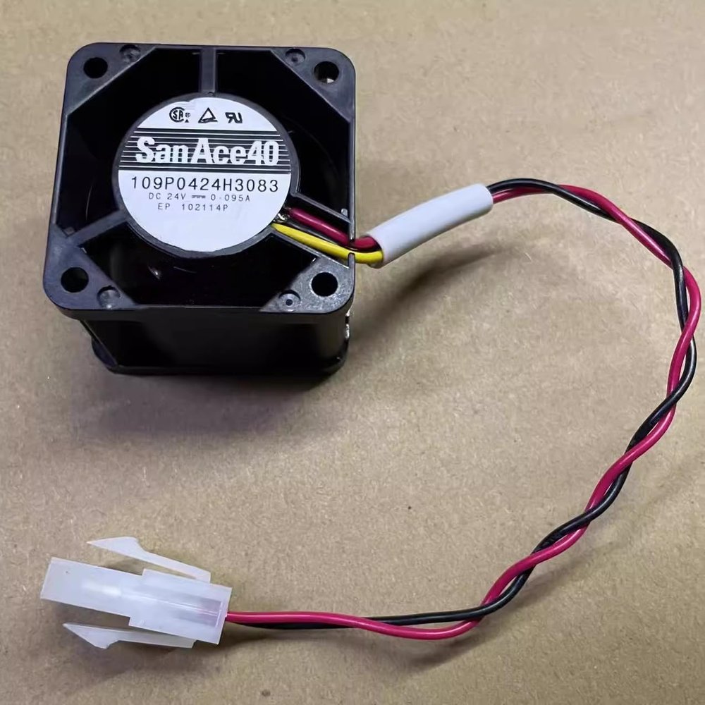 109P0424H3083 DC24V 0.095A 4028 4cm 2-Wire Inverter Cooling Fan