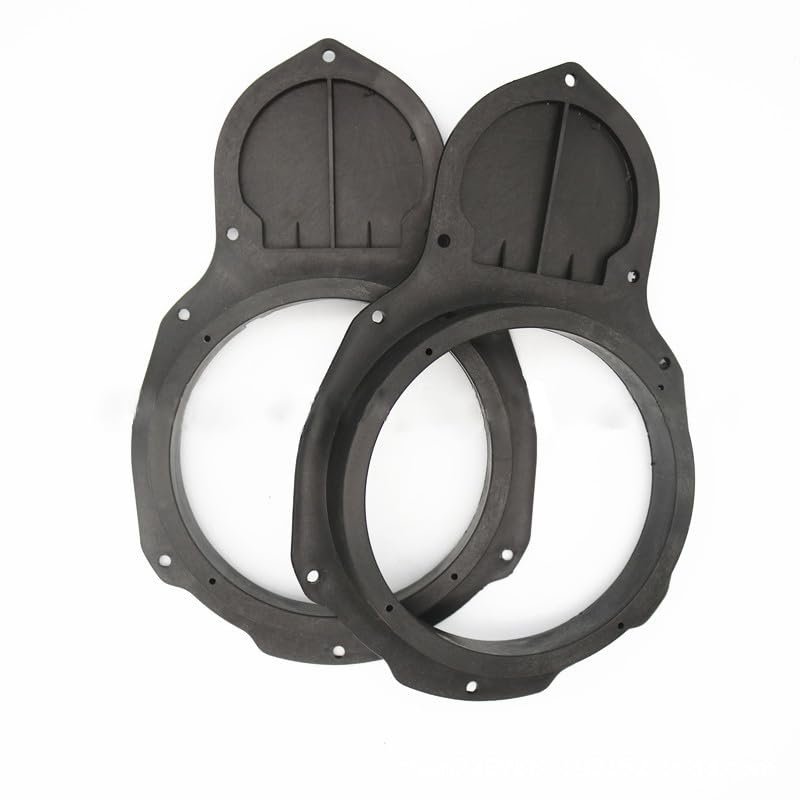 Auttoop 1 Pair 2010-18 CC Front Door Car Speaker Mounting Spacer Adaptor Rings Bracket 6.5 inch