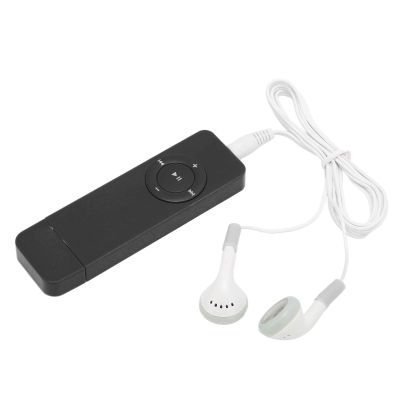 ZASCHMOY Pocket MP3 Player Lossless Sound Support Up to 64GB for Students Running Travel, Compact and Portable, Long Battery Life, Listen to Novels (Black)