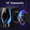 Bobtot Surround Sound Systems Home Theater System - 1200 Watts Peak Power 10" Subwoofer 5.1/2.1 Wired Audio Stereo Speakers Strong Bass with ARC Optical AUX Bluetooth Input view 4