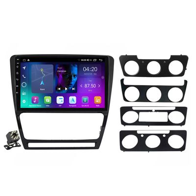 CARUENT Nf1/1+32g, 10" Car Radio Multimedia Player for Skoda Octavia 2 A5 2008-2013 Android 13 Navigation GPS Car Stereo Support CarPlay/Android Auto/WiFi/4G/Bluetooth/SWC+Backup Camera