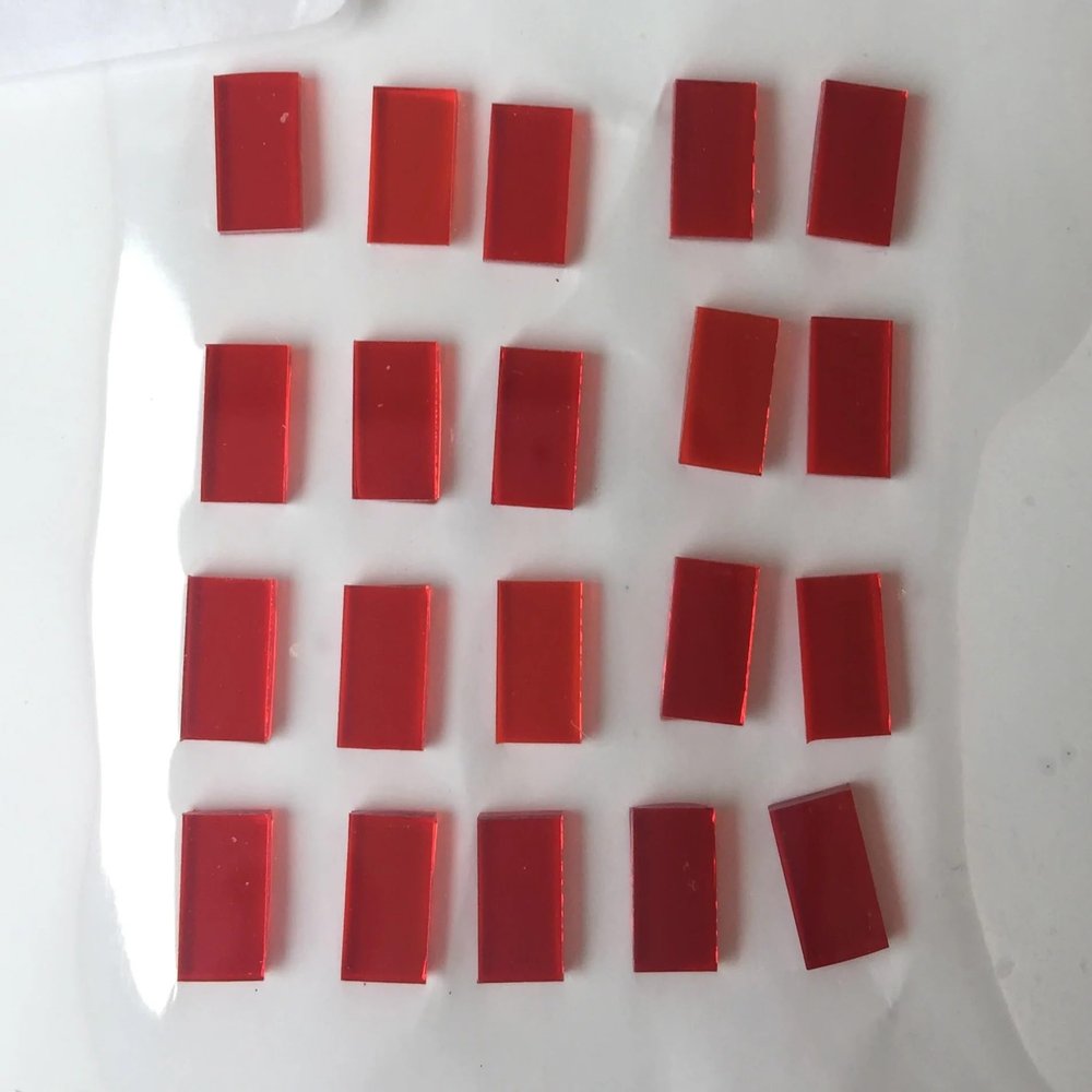 MINZIHAO Red 650nm Bandpass Filter Sensor Lens Filter (Square 10)
