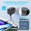 decqle Universal Travel Adapter, 2 USB-C 1 USB-A, Cover 200+ Countries view 3