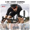 Body Camera with Audio and Video Recording, Ultra 4K Body Cam with 180 Rotating Lens, 6HR Battery, IR Cut Auto Night Vision, 128GB Body Worn Camcorder Personal Civilians Police Law Enforcement view 3
