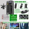 Body Camera with Audio and Video Recording, Ultra 4K Body Cam with 180 Rotating Lens, 6HR Battery, IR Cut Auto Night Vision, 128GB Body Worn Camcorder Personal Civilians Police Law Enforcement view 4