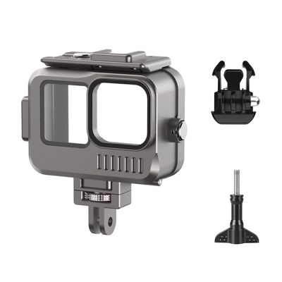 40m Waterproof Housing Shell Diving Protective Case with Screw Accessories for 11 10 9 Black Action Cameras