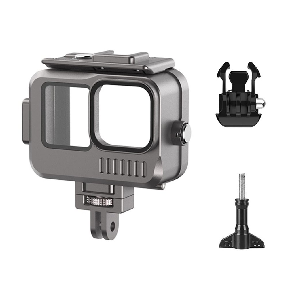 40m Waterproof Housing Shell Diving Protective Case with Screw Accessories for 11 10 9 Black Action Cameras