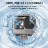 40m Waterproof Housing Shell Diving Protective Case with Screw Accessories for 11 10 9 Black Action Cameras view 3